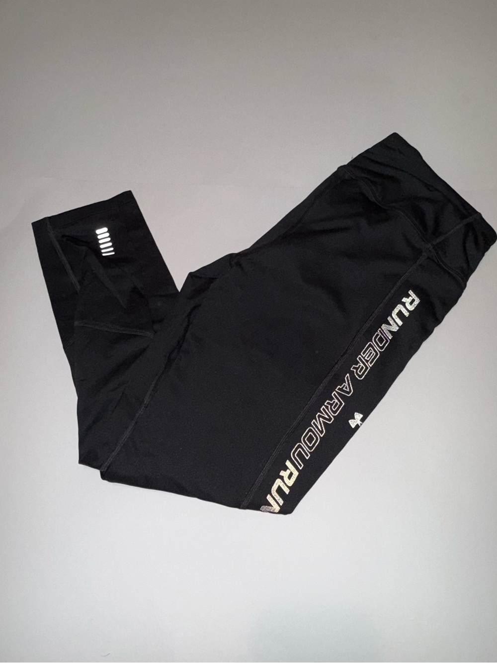 Under Armour Black Reflective Run Tights